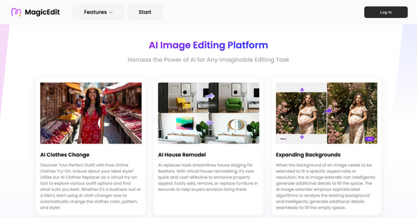 MagicEdit: The Best AI Photo Editing Tool for Background Removal, Object Erasing & Image Expansion